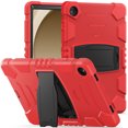 thumbnail image 3 of XYX Case for Samsung Galaxy Tab A9+ 11.0 inch (SM-X210/SM-X215/SM-X216), Dual Layer Slim Heavy Shockproof Rugged Protective Cover Case with Kickstand (Red Black), 3 of 7