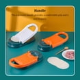thumbnail image 4 of Inteprter Envoltura para hacer bolas de hervida de plástico, lavable, portátil, ligera, para prensar masas, prensador, herramientas de Cocina y Comedor Naranja, 4 of 6