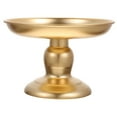 thumbnail image 5 of UPOUART Golden Metal Fruit Plate 1Pack High Base Design for Home and Shop Use, 5 of 8