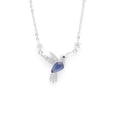 thumbnail image 6 of Hummingbird Necklace or Bracelet Sterling Silver Blue Cz Women Ginger Lyne Collection, 6 of 6