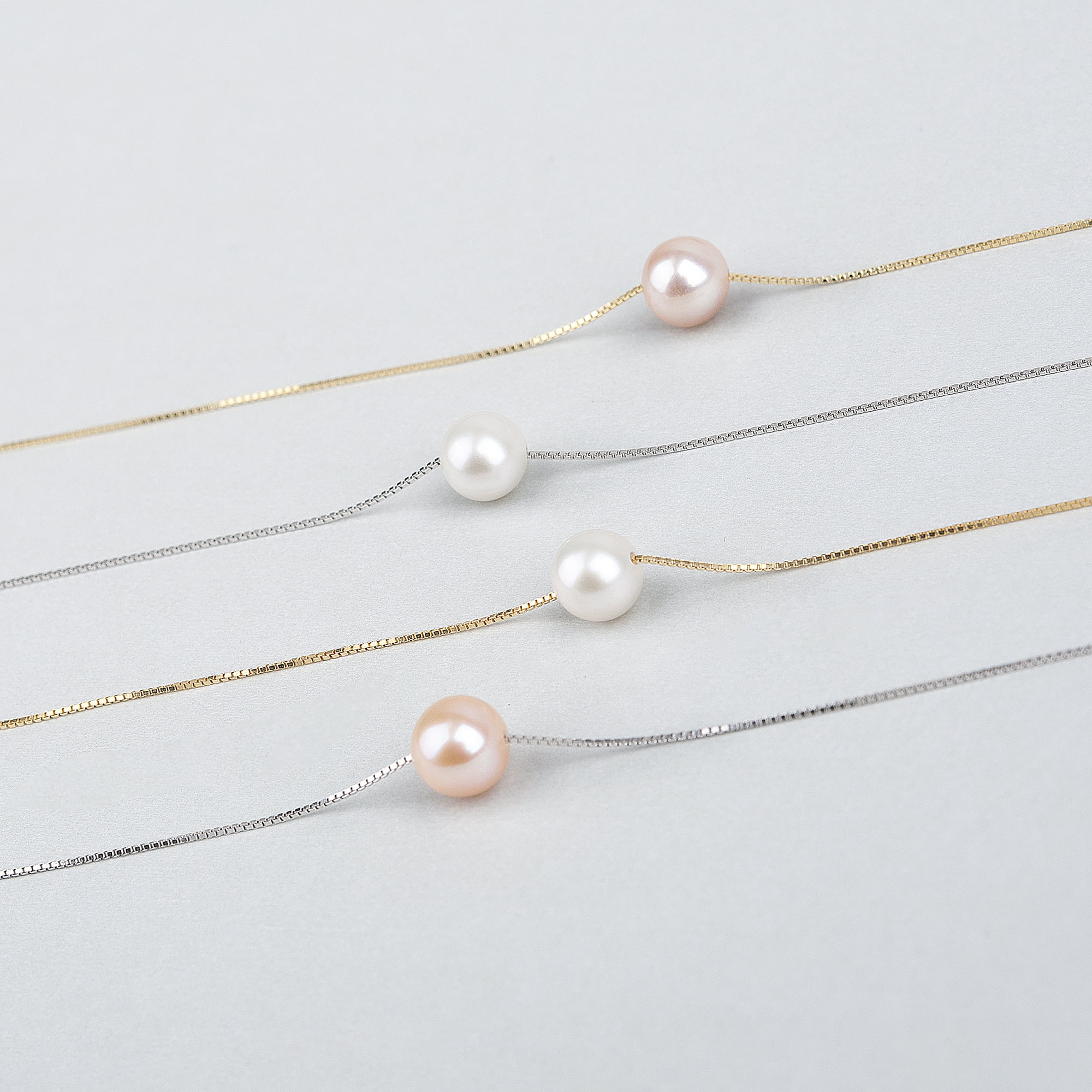 Anavia Loss of Loyal Friend Sympathy Gift, the Best Memorial of Your Pet Gift, Memorial Pet Card Gift, Loss Gift-[Pink Pearl + Gold Chain]