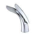 thumbnail image 1 of BUYISI Bathroom Sink Mixer Tap With Stylish Willow Leaf Shape And Easy Install Silver, 1 of 5