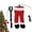 A, variant on Christmas Decroations, Santa Legs for Christmas Tree, Christmas Tree Swinging & Kicking Legs, Funny Santa Stuffed Leg Stuck in Tree Topper for Christmas Tree Decoration & Home New Year Party Decor