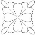 thumbnail image 2 of Quilting Creations Double Wedding Ring Design Quilt Stencil 8-1/2 X 8-1/2"", 2 of 3