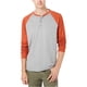 thumbnail image 1 of Camiseta básica Henley American Rag para hombre gris extragrande, 1 of 2