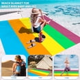 thumbnail image 4 of Famstar Manta de Playa Sobredimensionada 305x274 cm Impermeable y a Prueba de Arena, 4 of 6