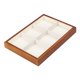 thumbnail image 5 of Bandeja organizadora de pendientes, caja de almacenamiento de madera, regalo para mujer, caja de joyería apilable para tienda 6 cuadrícula, 5 of 9