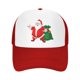 thumbnail image 1 of Gorra de béisbol personalizada de Navidad Kawaii Santa Claus para hombres y mujeres, gorro de camionero transpirable, ropa de calle, 1 of 4