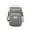 Gray, variant on Round Three Layer Insulated Bucket Lunch 6.4L Duty Aluminum Foil EPE Foam Waterproof Diagonal Sling Picnic Cooler Bag