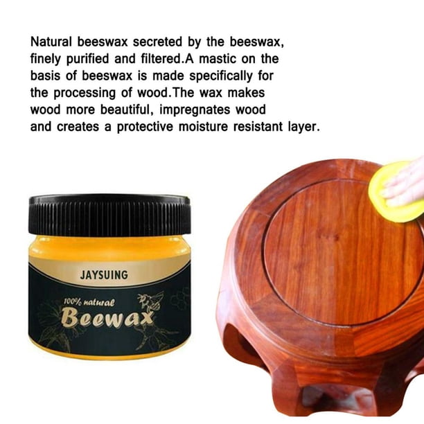 10pcsX80g jabón de cera de miel protege el mantenimiento de muebles de madera Likrtyny Oficina Multiescena Multifunción