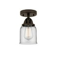 thumbnail image 3 of Innovations Lighting 288-1C-9-5 Bell Semi-Flush Bell 5" Wide Semi-Flush Ceiling Fixture -, 3 of 5