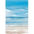 thumbnail image 2 of Watts, Eva 17x24 Gold Ornate Wood Framed with Double Matting Museum Art Print Titled - Sea Landscape II, 2 of 4