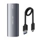 thumbnail image 1 of Adaptador de carcasa externa para SSD Jixopn M.2, tipo C, 3.1", carcasa para HDD móvil, 5/10 Gbps, aleación de aluminio para SSD 2230/2242/2260/2280, 1 of 8