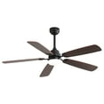 thumbnail image 2 of Tower Fan 52 Inch Classics Ceiling Fan with Led Light 6 Speed Wind 5 Blades Remote Control DC Motor For Indoor,Pedestal Fan, 2 of 9