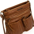 thumbnail image 3 of Montana West Crossbody Bags for Women Lightweight Multi Pocket Purses Soft Leather Shoulder Crossover Satchel Handbags, 3 of 7