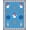 Blue, Pattern 3, variant on ODIKA 4'x6' Machine Washable Non-Slip Area Rug, Enchanted Frosty Celebration Welcome High Traffic Rug, Blue, 638295