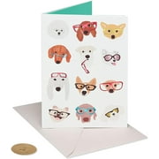 Papyrus Blank Friendship Card (Dog with Glasses)