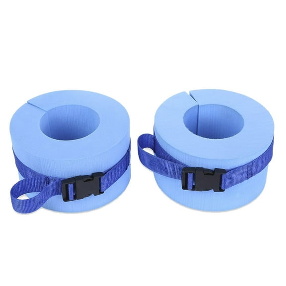 Swimming Weights Aquatic Cuffs Water Aerobics Float Ring Fitness Exercise Set Workout Ankles Arms Belts,1 Pair * Aquatic Cuffs,blue