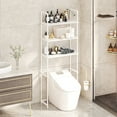 thumbnail image 6 of Nilvkv 3-Layer Shelf Organizer Stainless Steel Toilet-Above Storage Rack for Bathroom(21.46x10.91x59.84in), 6 of 6