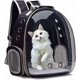 thumbnail image 1 of Mochila transportadora para gatos, mochila de burbujas para mascotas, transpirable, aprobada por aerolíneas, espacio pequeño, para viajes, senderismo, caminar al aire libre, 1 of 5