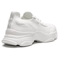thumbnail image 4 of DREAM PAIRS Women's Fashion Sneakers, Lightweight Arch Support Walking Shoes, Slip Resistant Beathable Knitted Workout Sport Work Casual Tennis Platform Chunky Shoes, 4 of 6