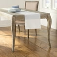 thumbnail image 2 of LA Linen Polyester Poplin Table Runner 14 by 108-Inch, Ivory, 2 of 2