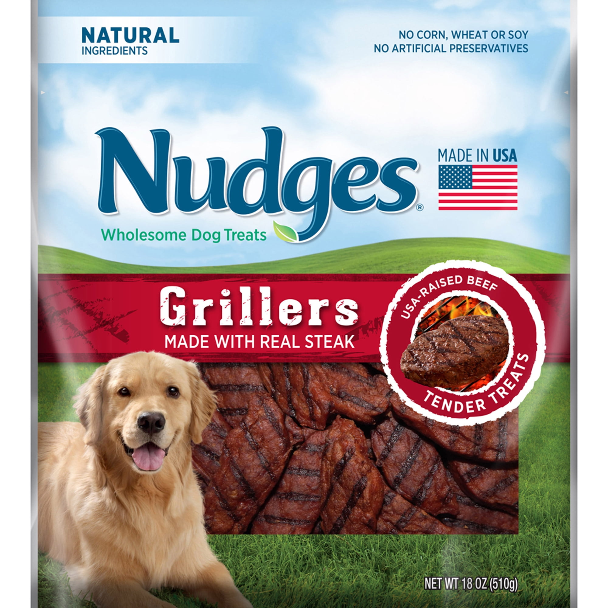 Nudges Premium Jerky Cuts Chicken Vitamin Essentials, 18 oz