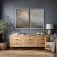 thumbnail image 4 of Framed Canvas Wall Art Set of 2 Vintage Cloudy Sky Prints for Living Room Decoration - 24"x36"x2 WHITE, 4 of 8