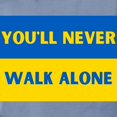 thumbnail image 3 of CafePress - You'Ll Never Walk Alone Pro Ukraine T Shirt - Womens Comfort Colors® Shirt, 3 of 4