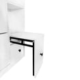 thumbnail image 7 of Royard Oaktree Shoe Cabinet with 3 Flip Drawers, 1 Pull-out Drawer, 1 Cabinet, and Pull-down Seat, Wood Shoe Rack Organizer, Versatile Entryway Shoe Storage Cabinet for Heels, Boots, Slippers, Black, 7 of 7