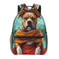 thumbnail image 1 of Fotbe Meditating French Bulldog Mochila Casual con Estampado para Escuela, Viajes y Actividades al Aire Libre - Duradera, Ligera y Cómoda, 1 of 5