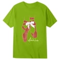 thumbnail image 3 of Toddler Girls Graphic T-shirt Ballet Shoes Printed Short Sleeve Tee summer Lightweight comfy t shirt, 3 of 3