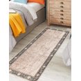 thumbnail image 4 of Keen Home Design Machine Washable Area Rugs with Non-slip Backing, Ideal for Hallway, Living Room, Bedroom, Kitchen and Laundry Room, Vintage Moroccan and Low Pile Rug - ( 2'6'' x 7'), 4 of 9