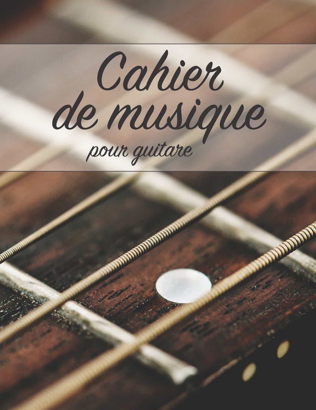 Illustration Cahier De Musique Cahier de Musique Pour Guitare : 12 Portées - 108 Pages - Walmart.com