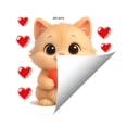 thumbnail image 2 of AURIGATE Valentines Day Stickers Lovely Patterns Stickers,Cute Cat Decals Suit For Doors Windows And Walls Valentines Day Atmospheres Decoration, 2 of 8