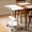 White, variant on Rolling Laptop Desk with Adjustable Height, 60x40 cm Tilt Top Cart Brown for Bedside