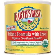 Earth's Best - Organic Infant Soy Formula, 25.75 oz