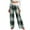 Light Green, variant on Women Winter Soild Color Pants Full Length Long Trousers Sports Pants with Plaid Print and Drawstring for Classic and Warm Wear,Navy,3XL
