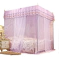 thumbnail image 1 of Lit de princesse de luxe à quatre coins avec rideau, baldaquin, moustiquaire et literie (S), 1 of 4