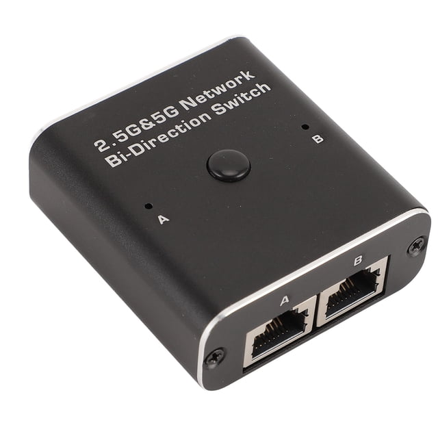Interrupteur 2.5G 5G, Interrupteur Bidirectionnel 2.5G 5G 2 Ports RJ45 Interrupteur Interne Mécanique pour Ordinateur
