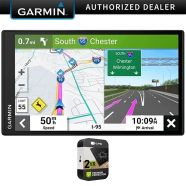 Garmin 010-02470-00 DriveSmart 76 7" Car GPS Navigator Bundle with Premium 2YR CPS Protection Pack
