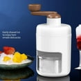 thumbnail image 4 of uhnmki Portable Shaver Hand Crank Snow Machine Household Small Maker Crusher Manual Shaved Machine with 1 Reusable Plastic Cups for Making Snowcones, 4 of 5