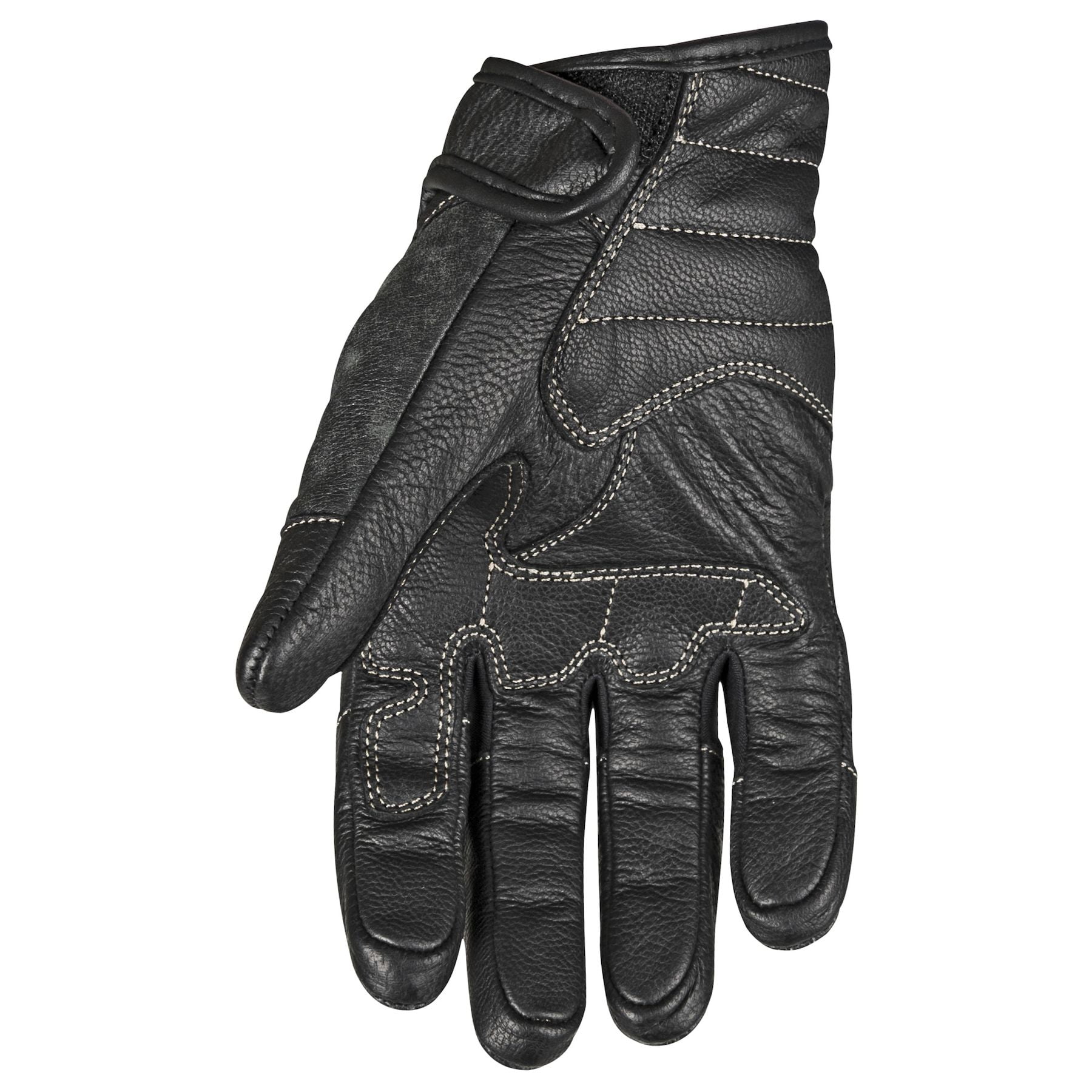 Speed & Strength Rust & Redemption Mens Leather Motorcycle Gloves Black MD