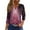 Pink, variant on Christmas Shirts for Women V Neck T Shirts 3/4 Sleeve Xmas Tree Snowflake Print Henley T Shirts Dressy Casual Blouse Plus Size Tops Elbow Sleeve Tops Tees & Blouses