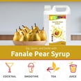 thumbnail image 4 of Fanale Premium Flavoring Concentrated Syrup for Bubble Tea, Rock Sugar Pear Flavor, 11 lb, Pack of 4, 4 of 6