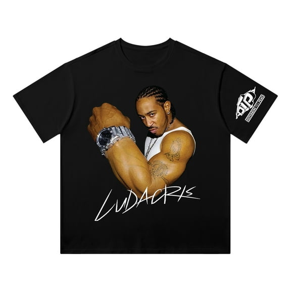 Ludacris Get Back Cotton T-shirt Casual Short Sleeve Hip Hop Crew Neck Tees Fashion Tops