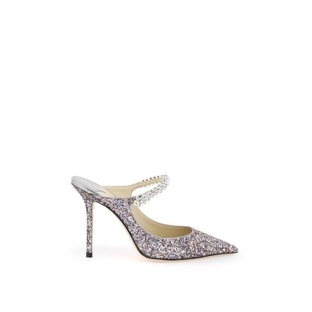 

Jimmy Choo Bing 100 Glitter Mules Women