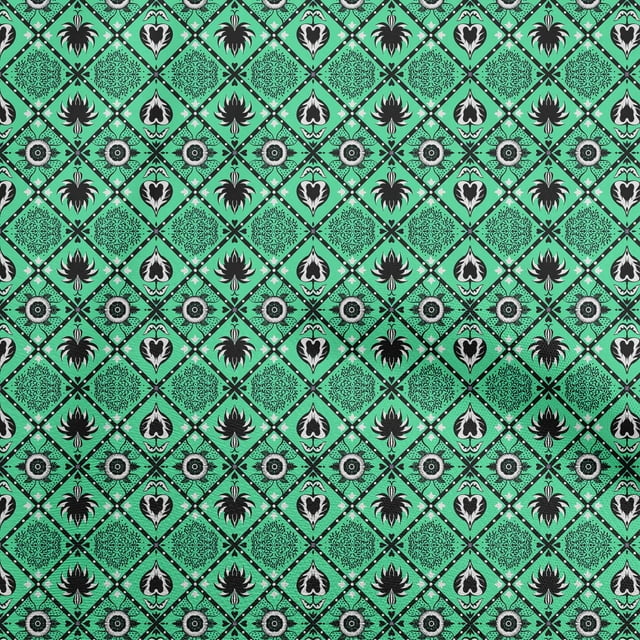 oneOone Velvet Sea Green Fabric Block Craft Projects Decor Fabric Printed By The Yard 58 Inch Wide