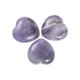 thumbnail image 1 of Vocoste - 3 cristales de imitación de amatista morada, piedra de corazón tallada, piedra de palma de bolsillo para relajarse contra el estrés, 1 of 7