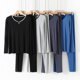 thumbnail image 1 of Modal Men's Pajamas, Home Service Suits, Thermal Underwear, Large Size Autumn Clothes, Long Trousers, Two-piece suit, 1 of 4